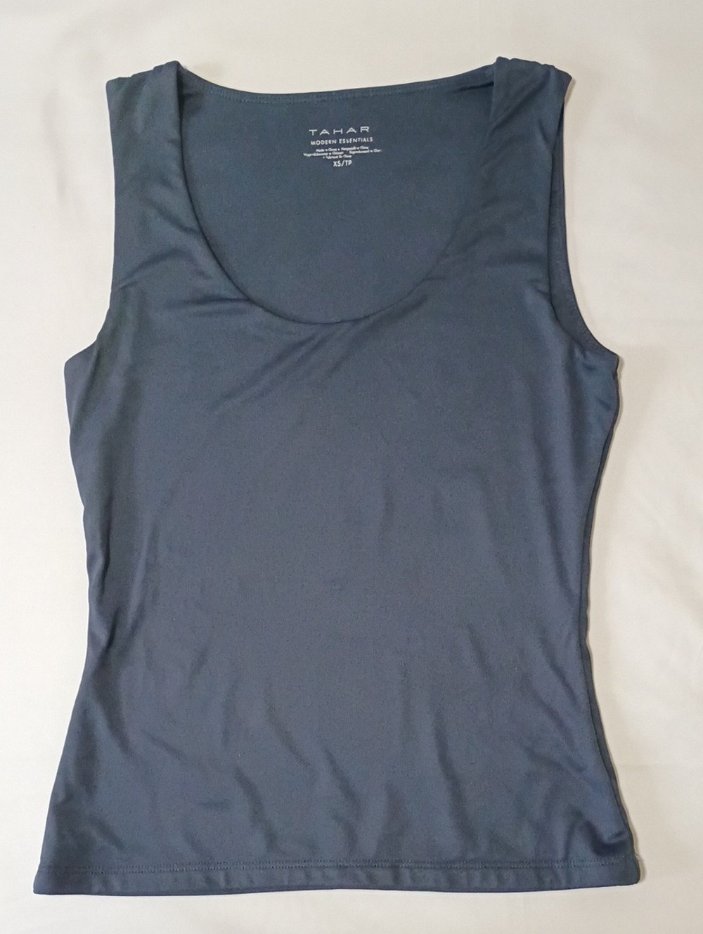 Tahari Sleeveless Navy Tank Top XS